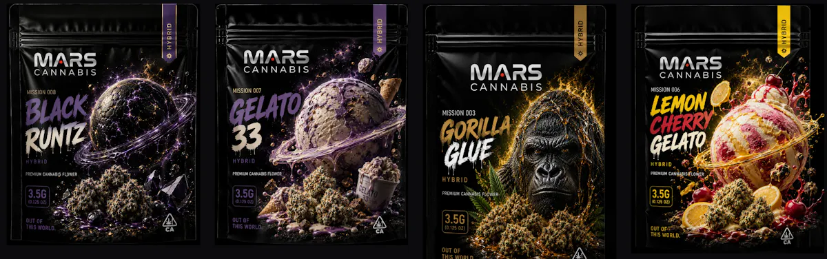 Mars Cannabis brand banner