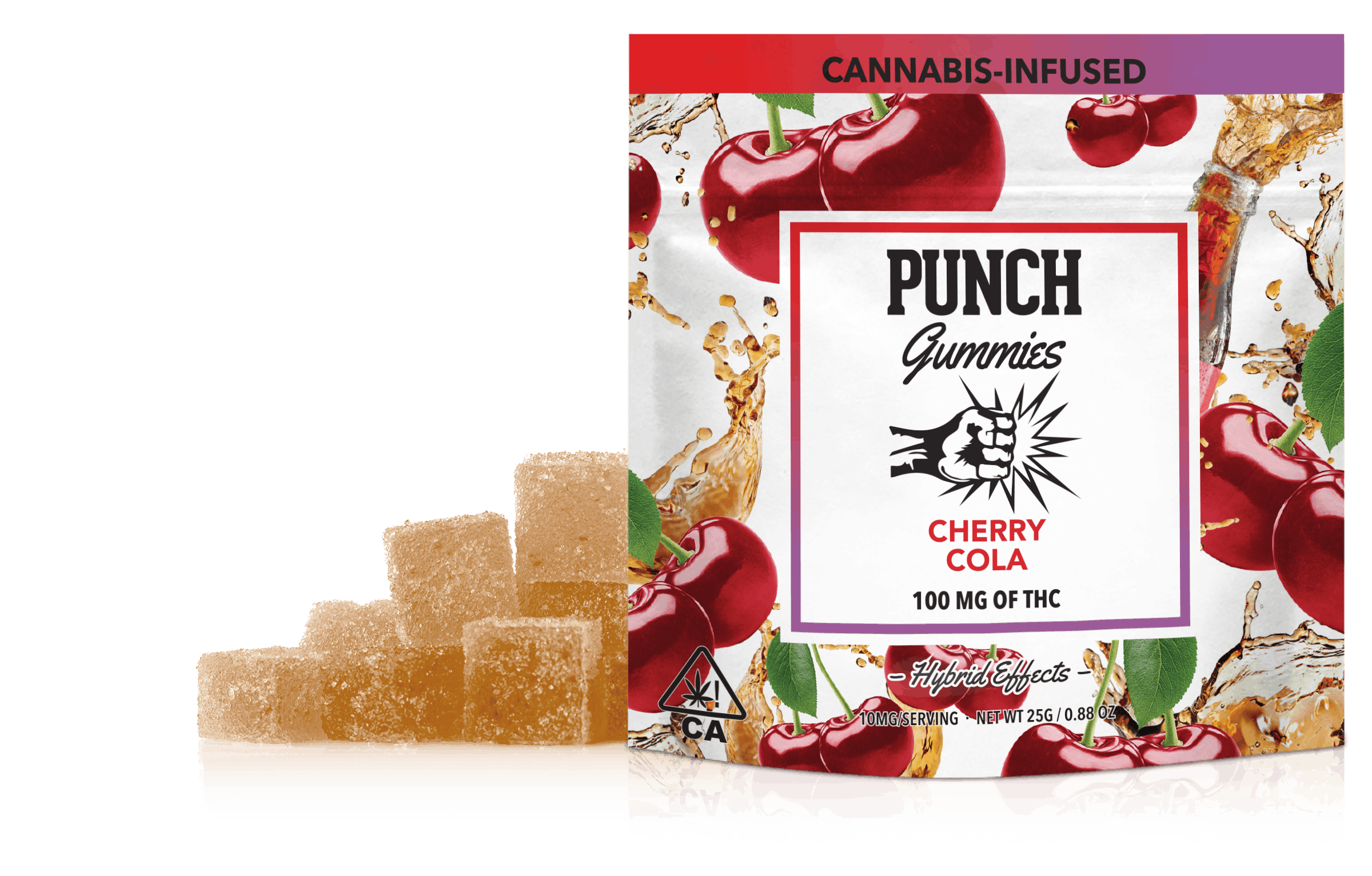 Punch Edibles & Extracts - Punch | Cherry Cola | Hybrid | Gummies | 100mg - 1