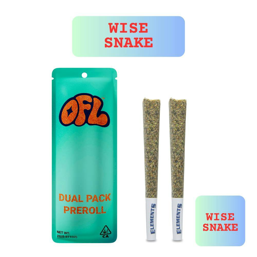 Oakfruitland (OFL) - Wise Snake | Joints | 1g each | 2pk - 1