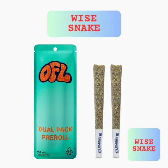 Oakfruitland (OFL) - Wise Snake | Joints | 1g each | 2pk - 1