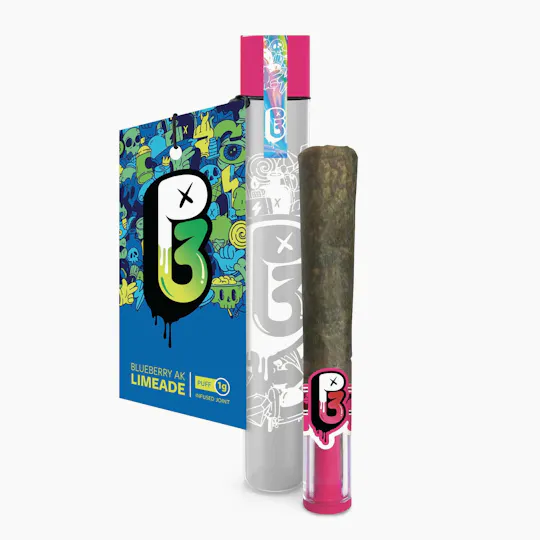 P3 - Blueberry AK Limeade Infused Joint | 1g - co - 1
