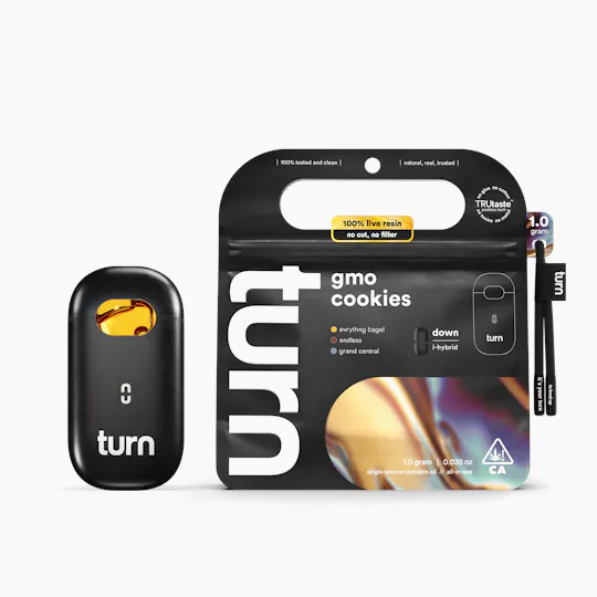 turn - GMO Cookies | 100% Live Resin | AIO | Indica-Hybrid - 1