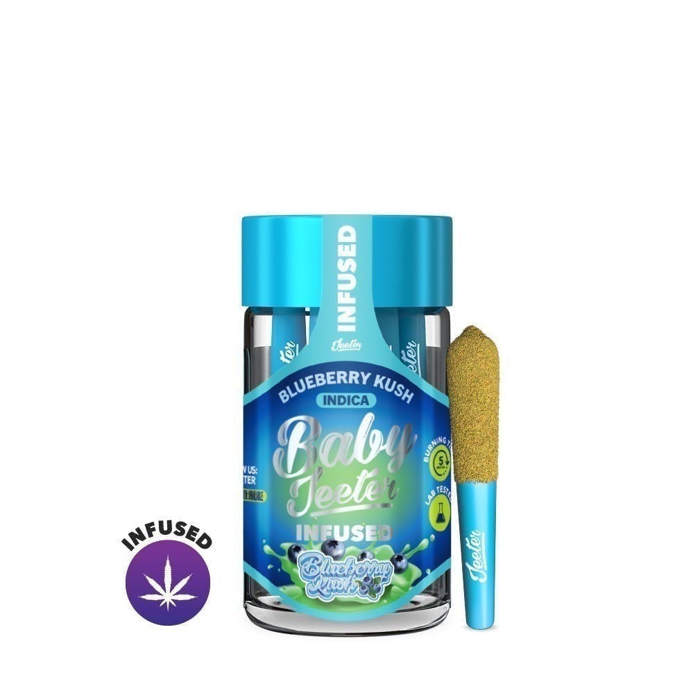 Jeeter - Jeeter | Blueberry Kush | Baby Infused Minis | 0.5g each | 5pk - 1