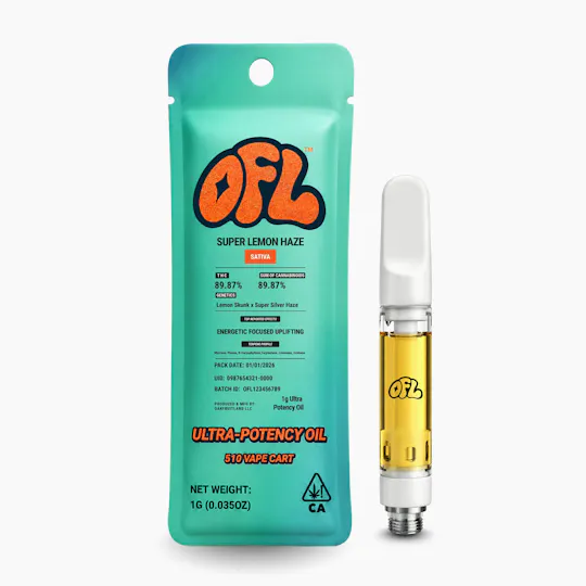 Oakfruitland (OFL) - Super Lemon Haze | Ultra Potency Cartridge | 1g - 1