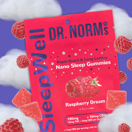 Dr. Norm's - SleepWell Raspberry Dream Fast-Acting Sleep Gummies - 1