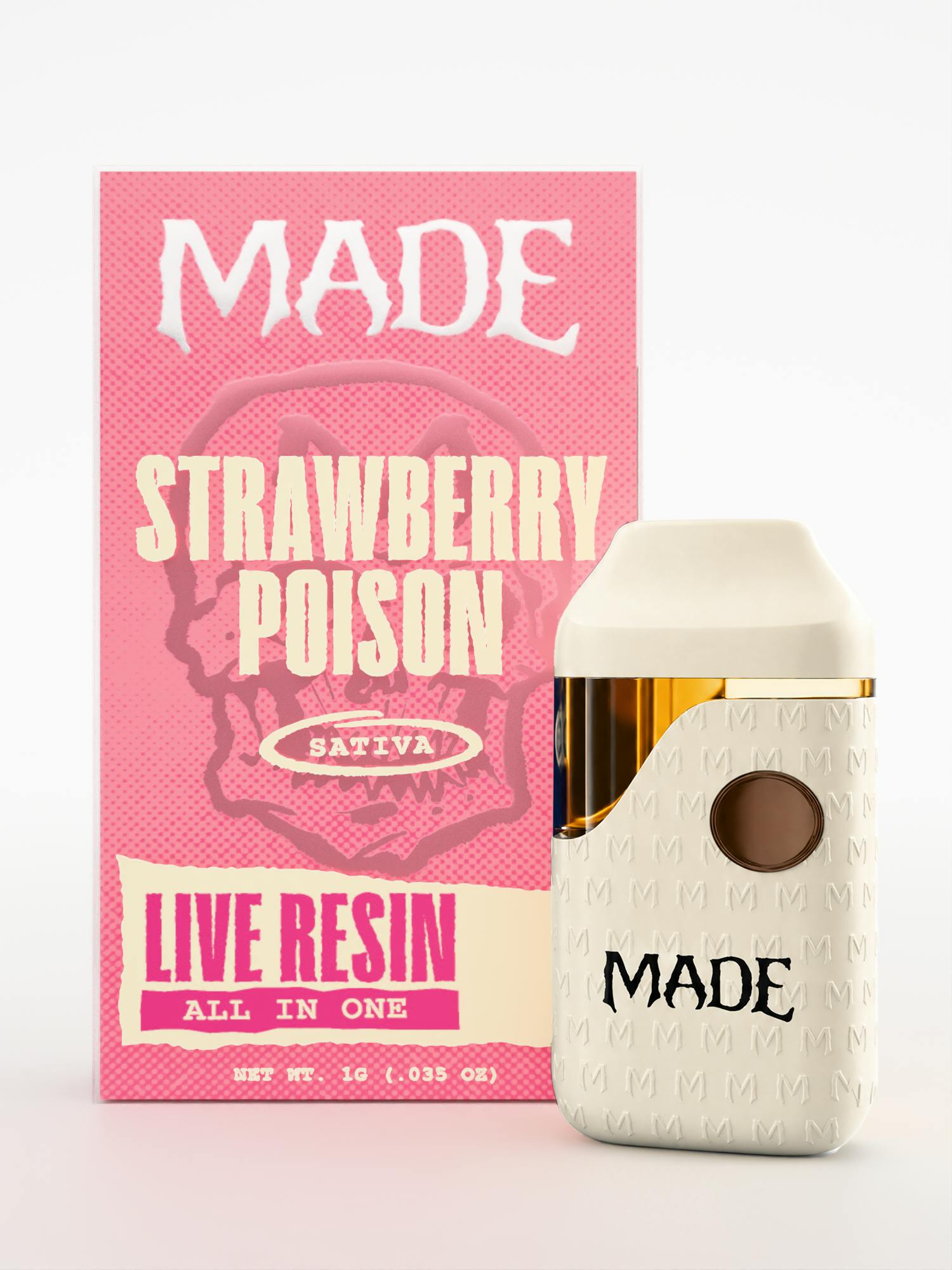 MADE - MADE | Strawberry Poison | Live Resin AIO | 1G - 1