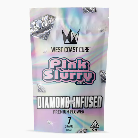 West Coast Cure - Pink Slurry - 7G Diamond Infused Premium Flower - 1
