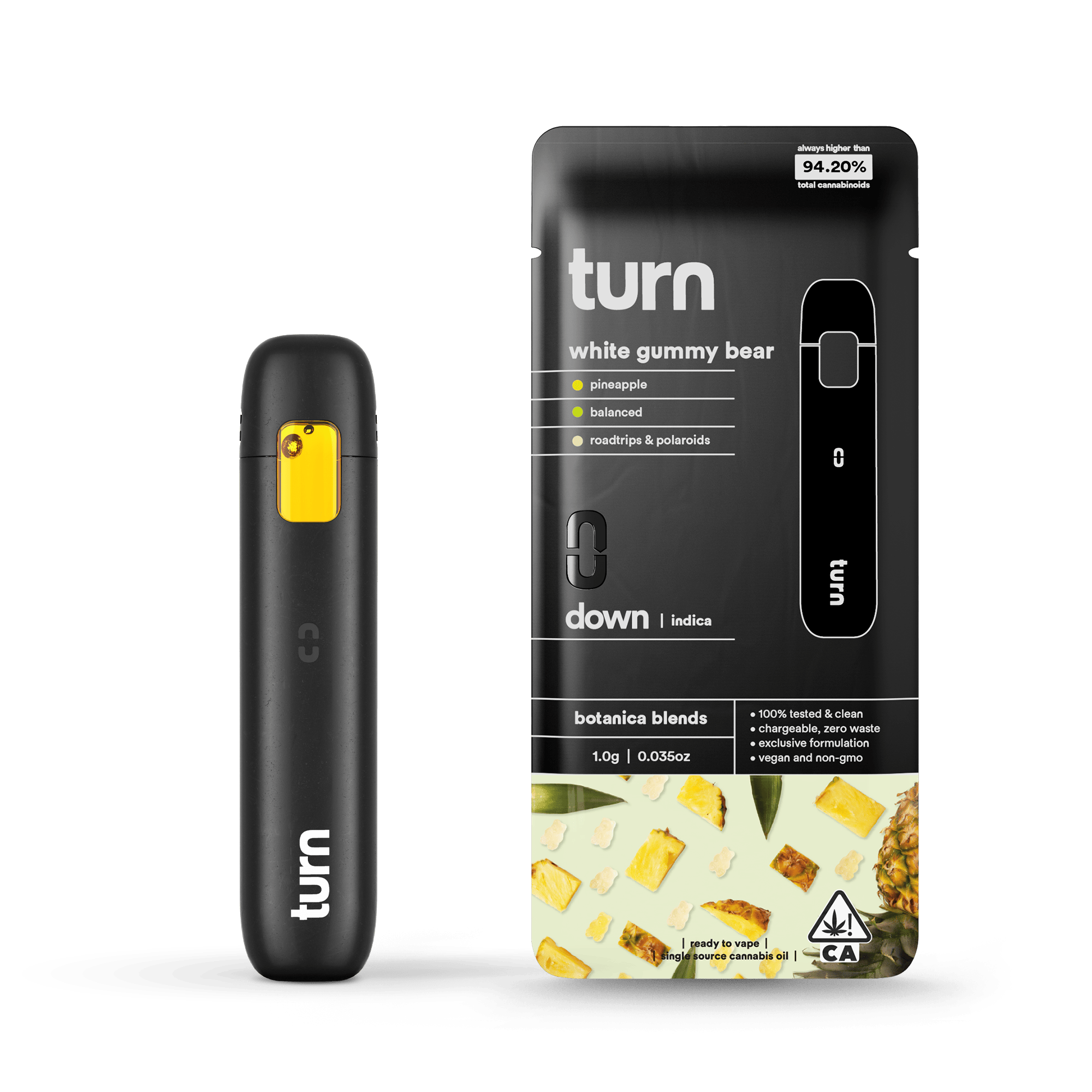 turn - White Gummy Bear | Botanica Blends | AIO | Indica - 1