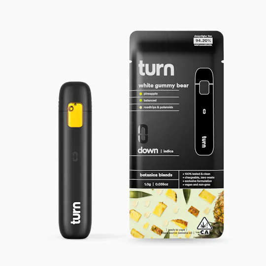 turn - White Gummy Bear | Botanica Blends | AIO | Indica - 1