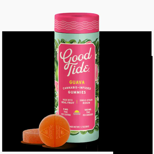 Good Tide - Guava Gummies | 100mg | 20ct | 5mg/ea - 1