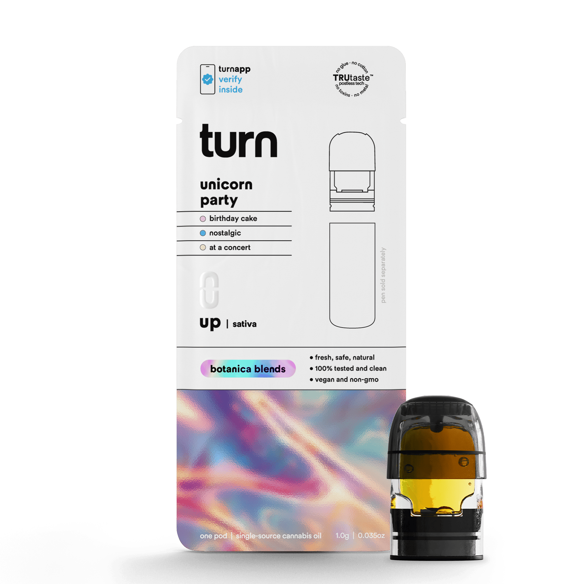 turn - Unicorn Party | Botanica Blends | Sativa | Pod | 1g - 1