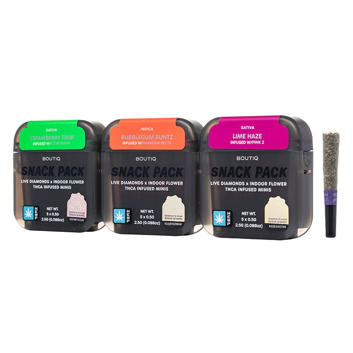 Boutiq - Grapez + Pluto Diamonds | Infused Minis | 5pk - 1