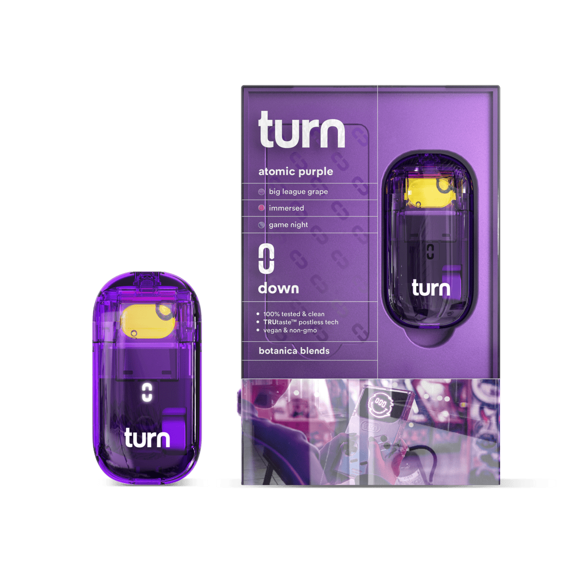 turn - Retrovision Atomic Purple | Botanica Blends | AIO | Indica - 1