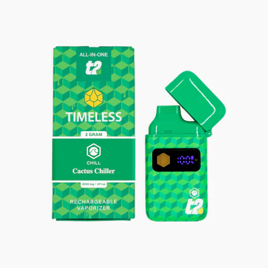 Timeless Vapes - Cactus Chiller | T2 Disposable | 2g - 1