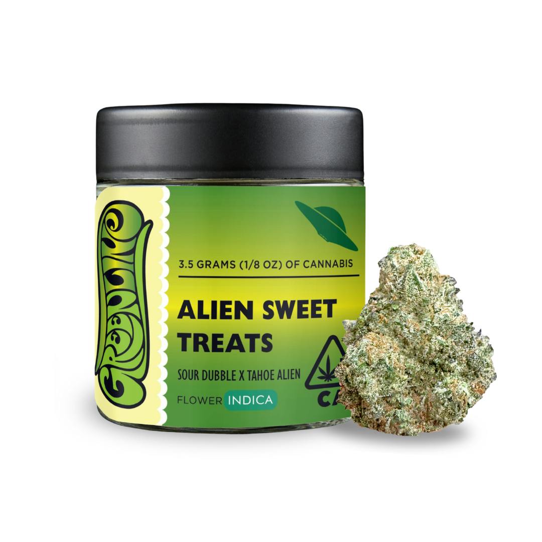 Greenline - Alien Sweet Treats - 1/8 oz - Indoor - Indica - 3.5g - 1