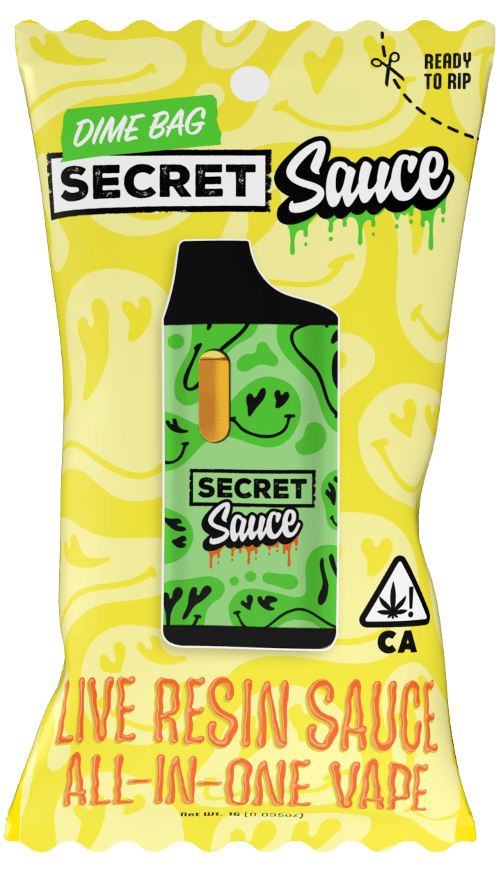 Dime Bag - Alpine Guava | Secret Sauce Live Resin Disposable | 1g - 1