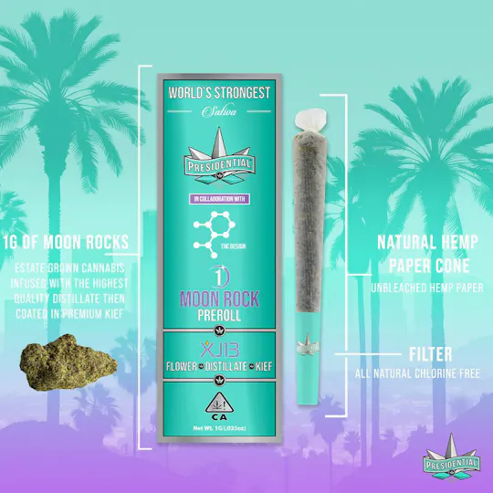Presidential - XJ-13 | Moon Rock Infused Minis | 0.5g each | 3pk - 1