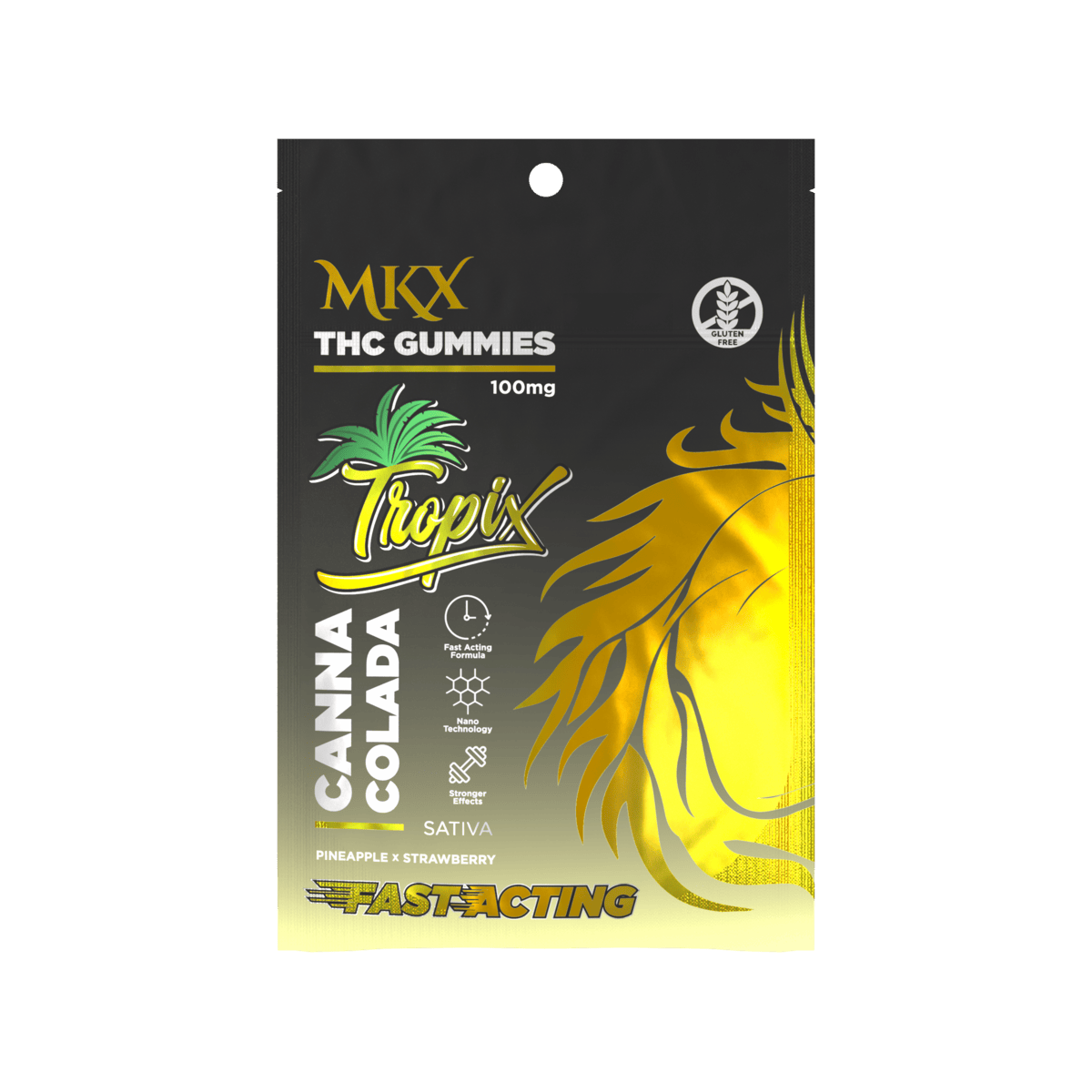 MKX Oil Co - Canna Colada Gummies | 100mg | 5ct | 20mg/ea - 1