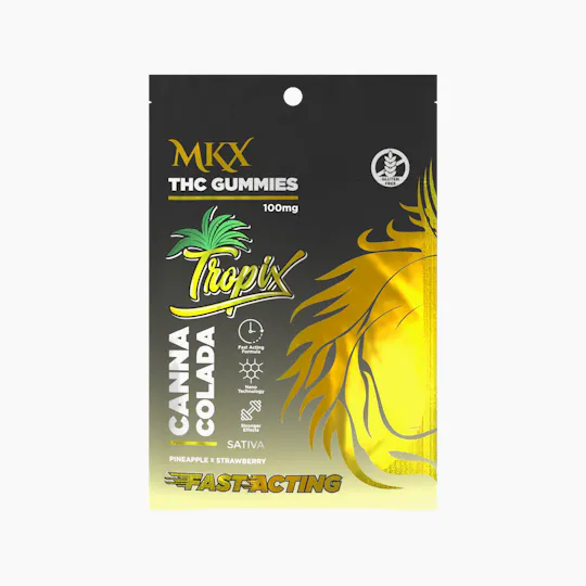 MKX Oil Co - Canna Colada Gummies | 100mg | 5ct | 20mg/ea - 1