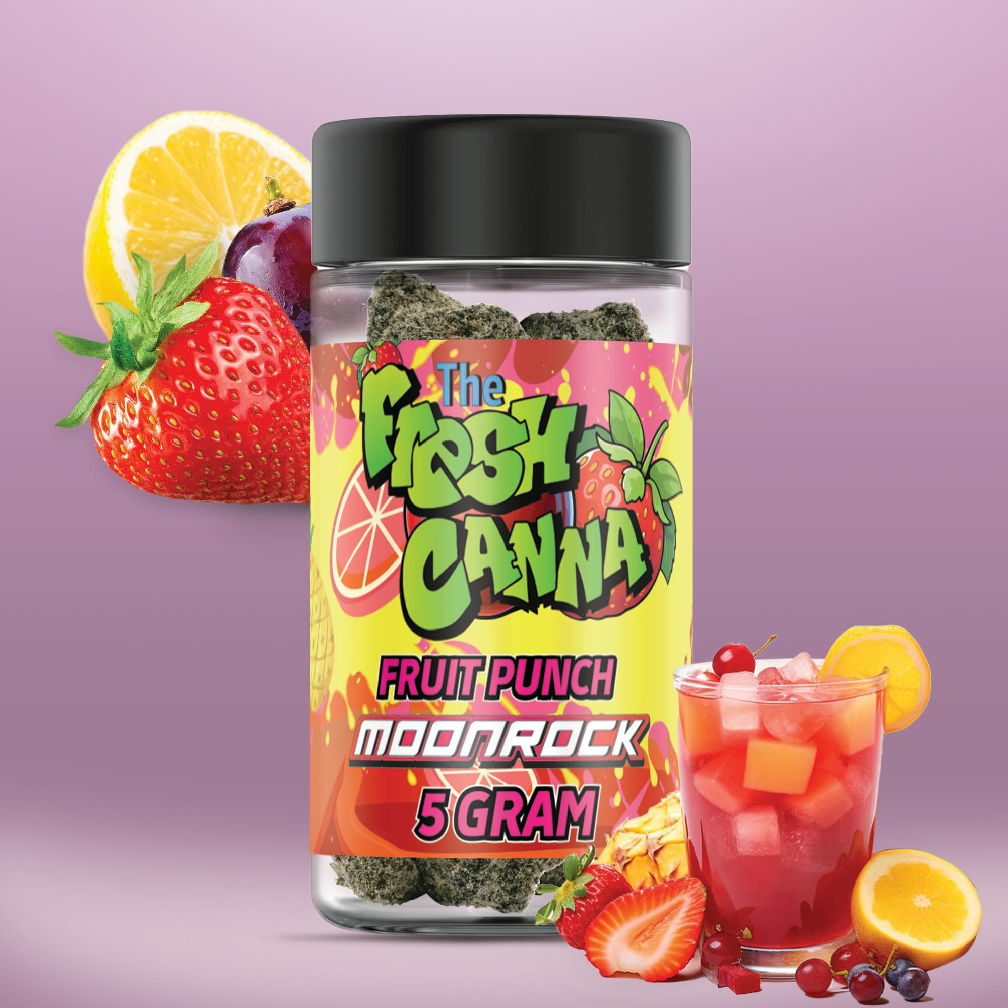 Fresh Canna - Fresh Canna | Fruit Punch Moonrock | Infused Flower | 5g - 1
