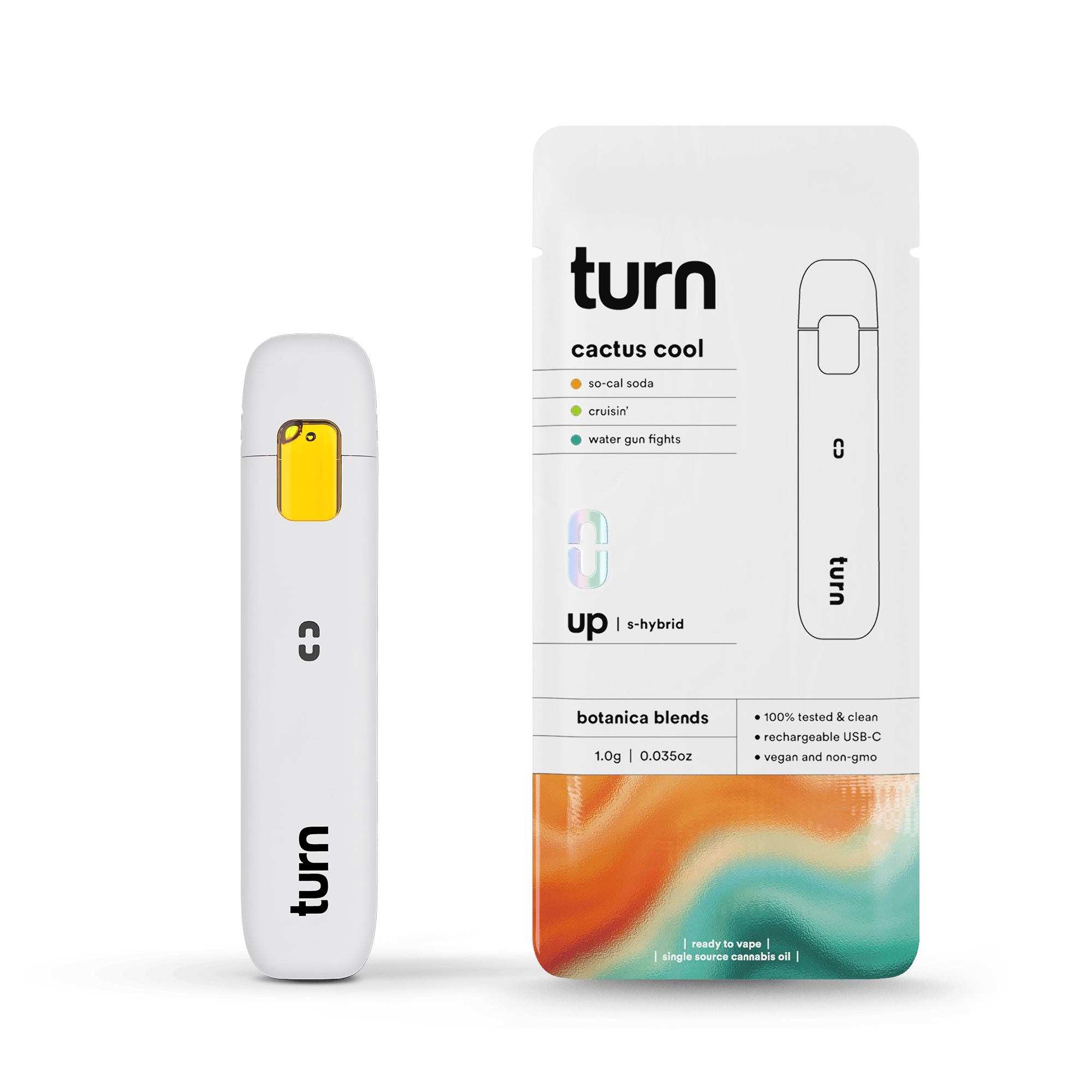 turn - Cactus Cool | Botanica Blends | AIO | Sativa-Hybrid | 1g - 1