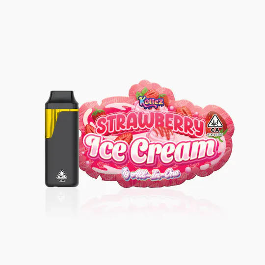 Konez - Strawberry Ice Cream - AIO Vape - 1g - 1