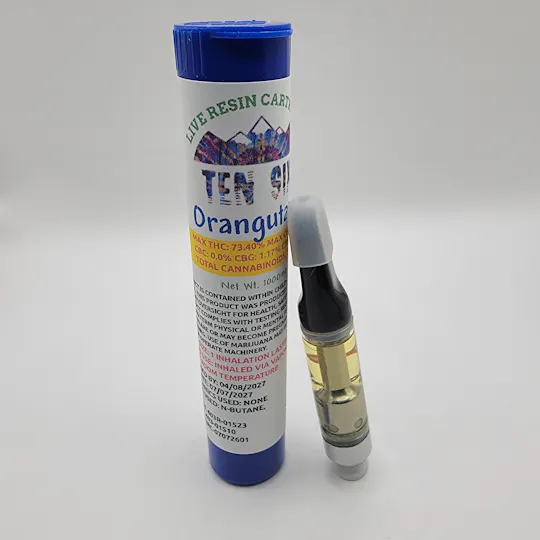 Ten Six Labs - Orangutape - 1000mg Live Resin Cartridge - 1