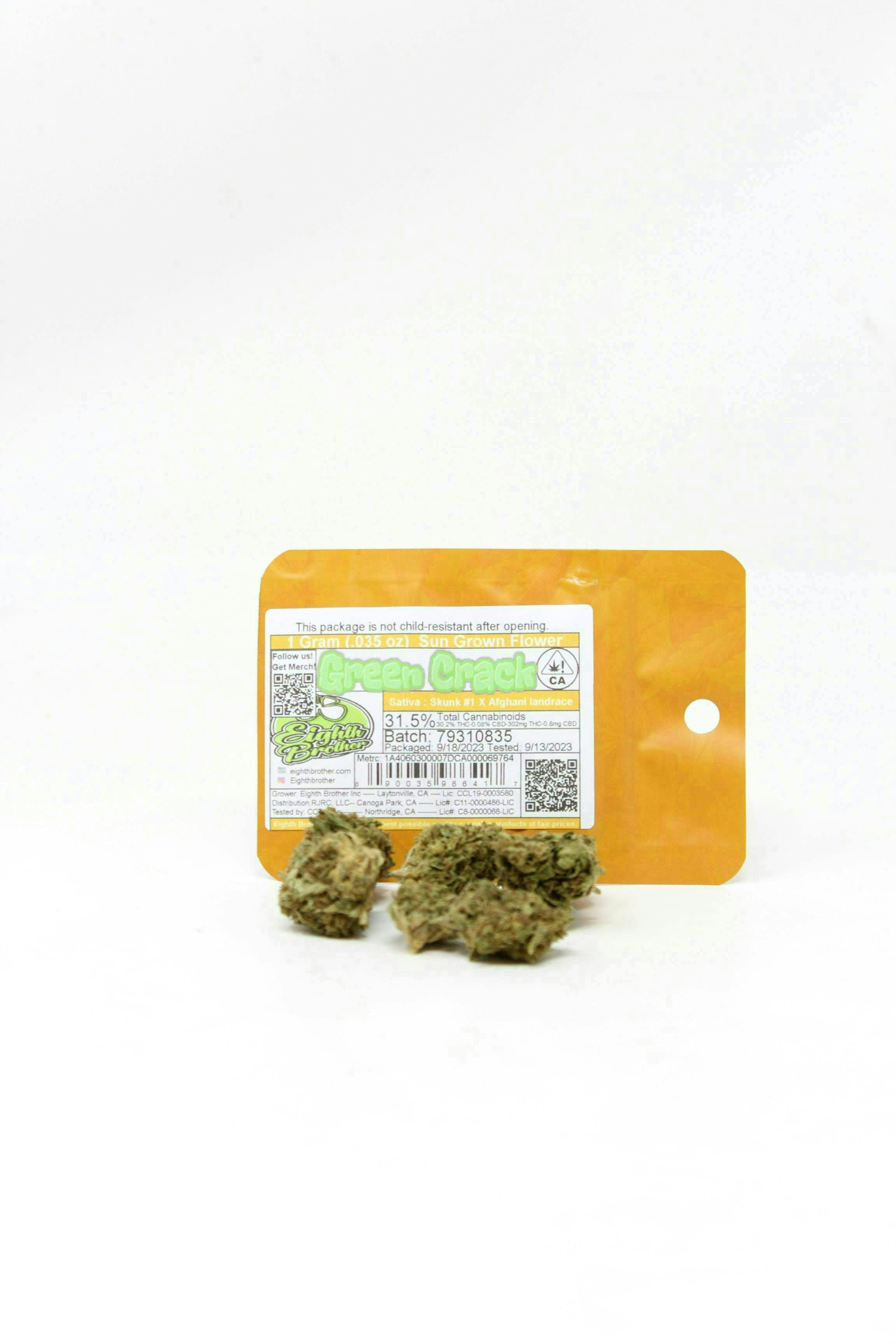 Eighth Brother - Eighth Brother | Green Crack | Flower | 1g - 1