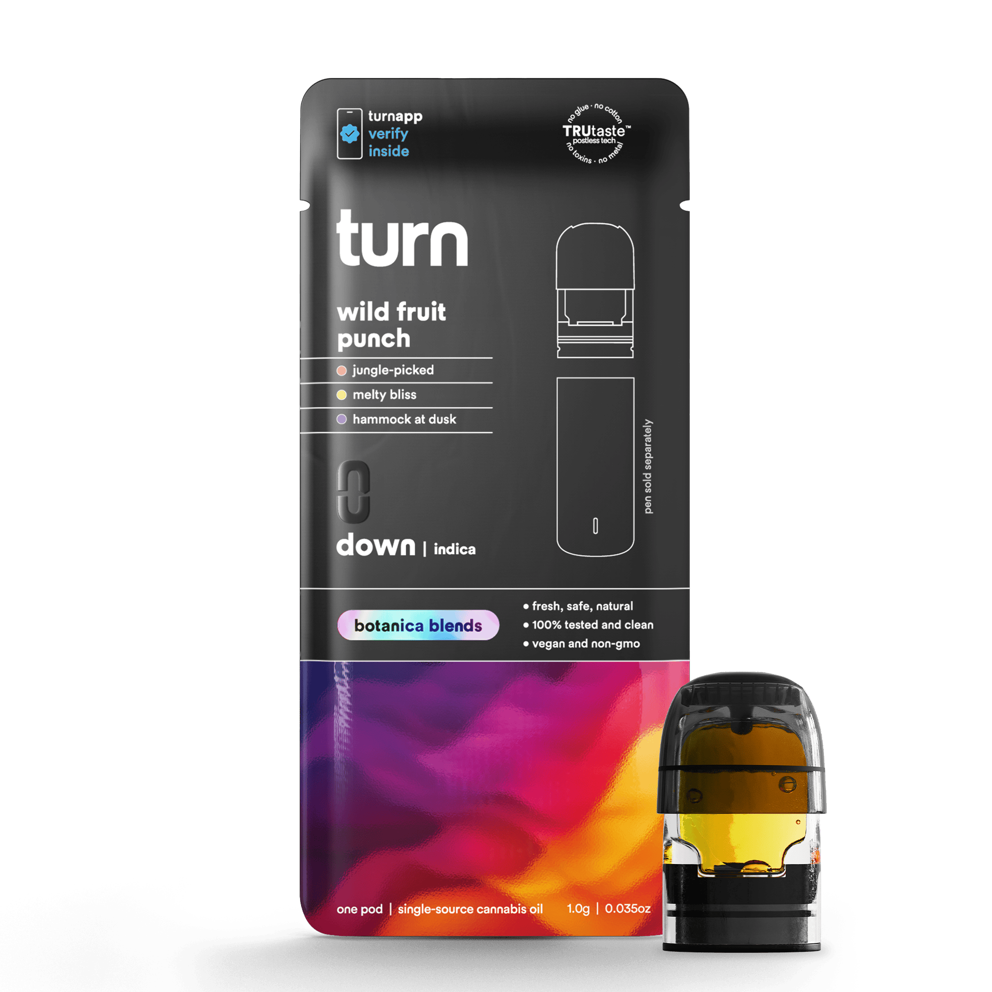 turn - Wild Fruit Punch | Botanica Blends | Pods | Indica | 1g - 1