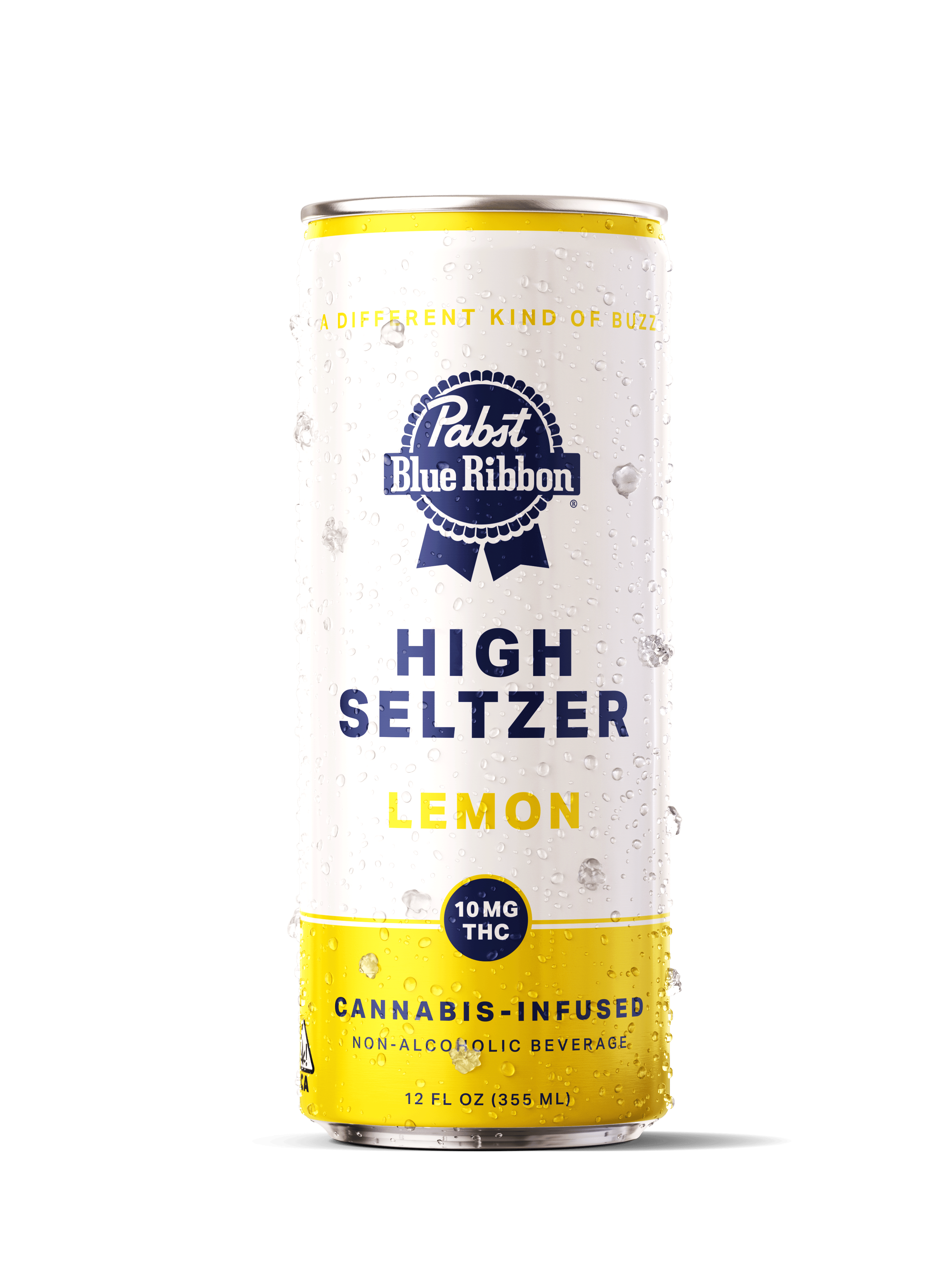 Pabst (PBR) - PABST | PBR Infused High Seltzer - HIGH LEMON | 10mg | Single Can - 1