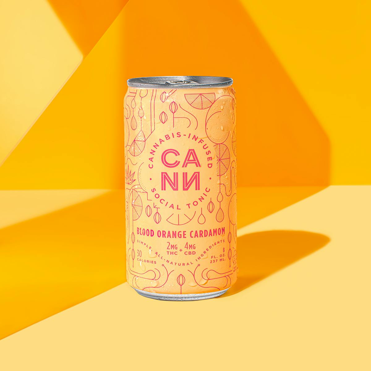 Cann - Blood Orange Cardamom Social Tonic (6pk) - 1