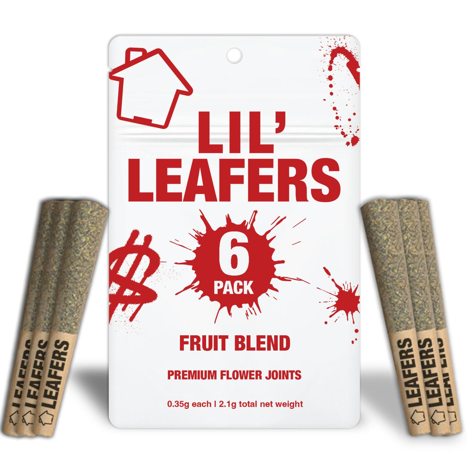 Leafers - LIL' Leafers Fruit Blend 6-Pack of .35g Joints - 1