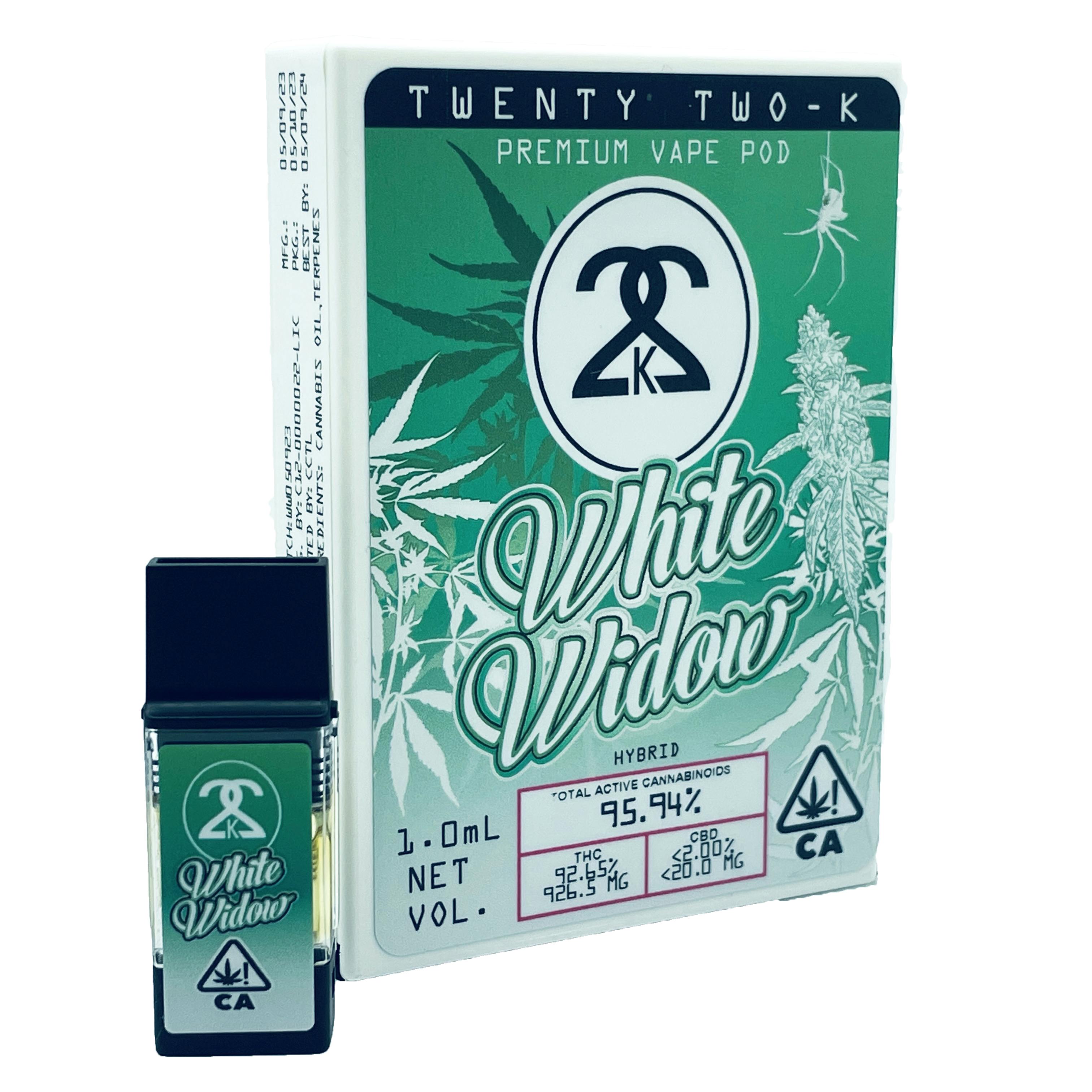 Twenty Two K / 22k - 22K - White Widow 1.0ml POD - 1