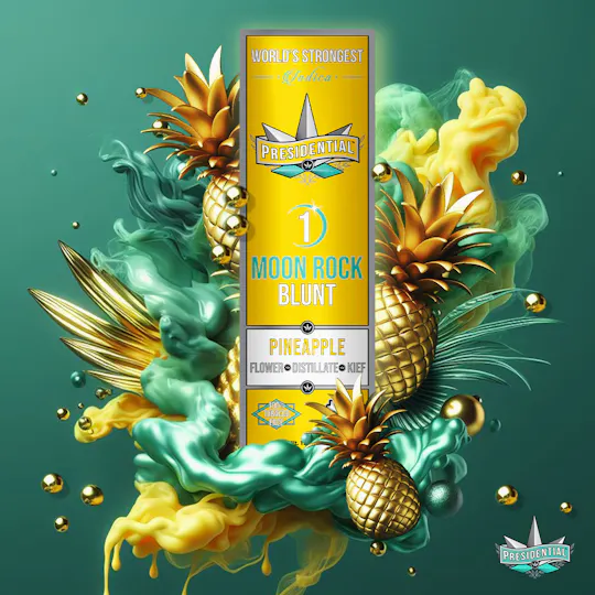 Presidential - Pineapple | Moon Rock Infused Blunt | 1.5g - 1
