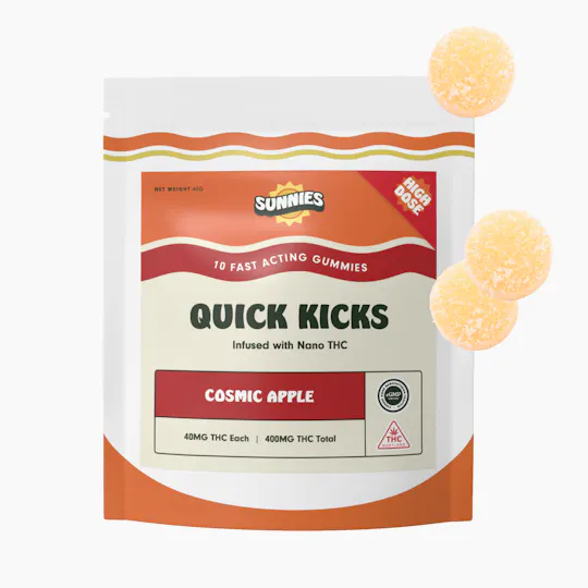 SunMed Growers - Cosmic Apple Nano Gummies 400mg - 1