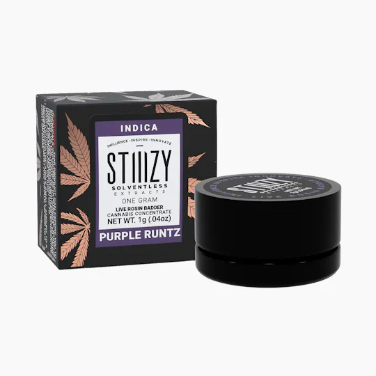 STIIIZY - - PURPLE RUNTZ - Live Rosin Badder - 1