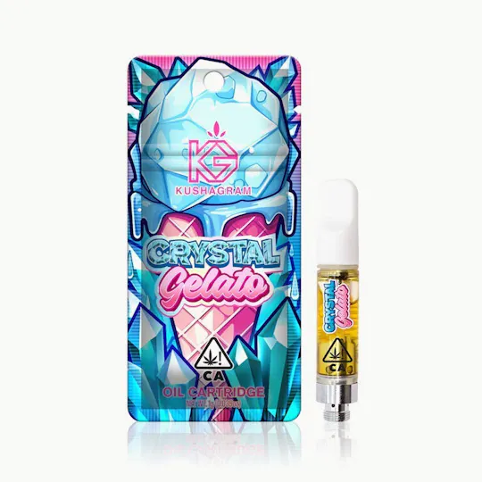 KUSHAGRAM - Crystal Gelato Premium Cartridge - 1g - 1