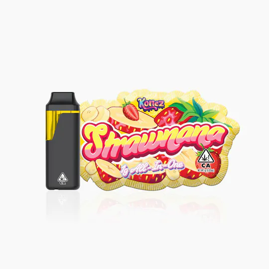 Konez - Strawnana - AIO Vape - 1g - 1