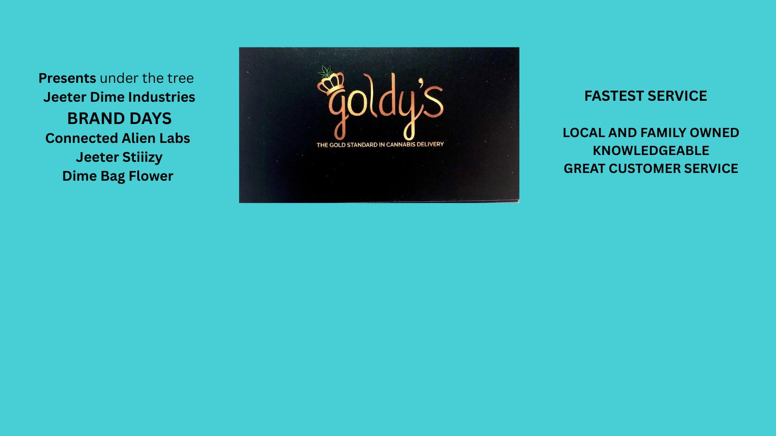 Goldy's listing banner
