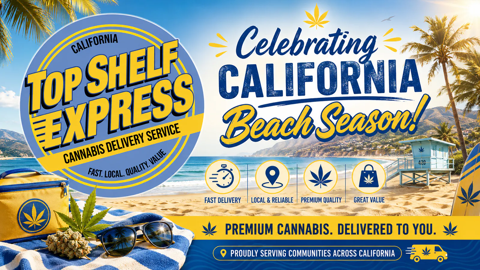 TOP SHELF EXPRESS - EXCISE TAXES INCLUDED listing banner