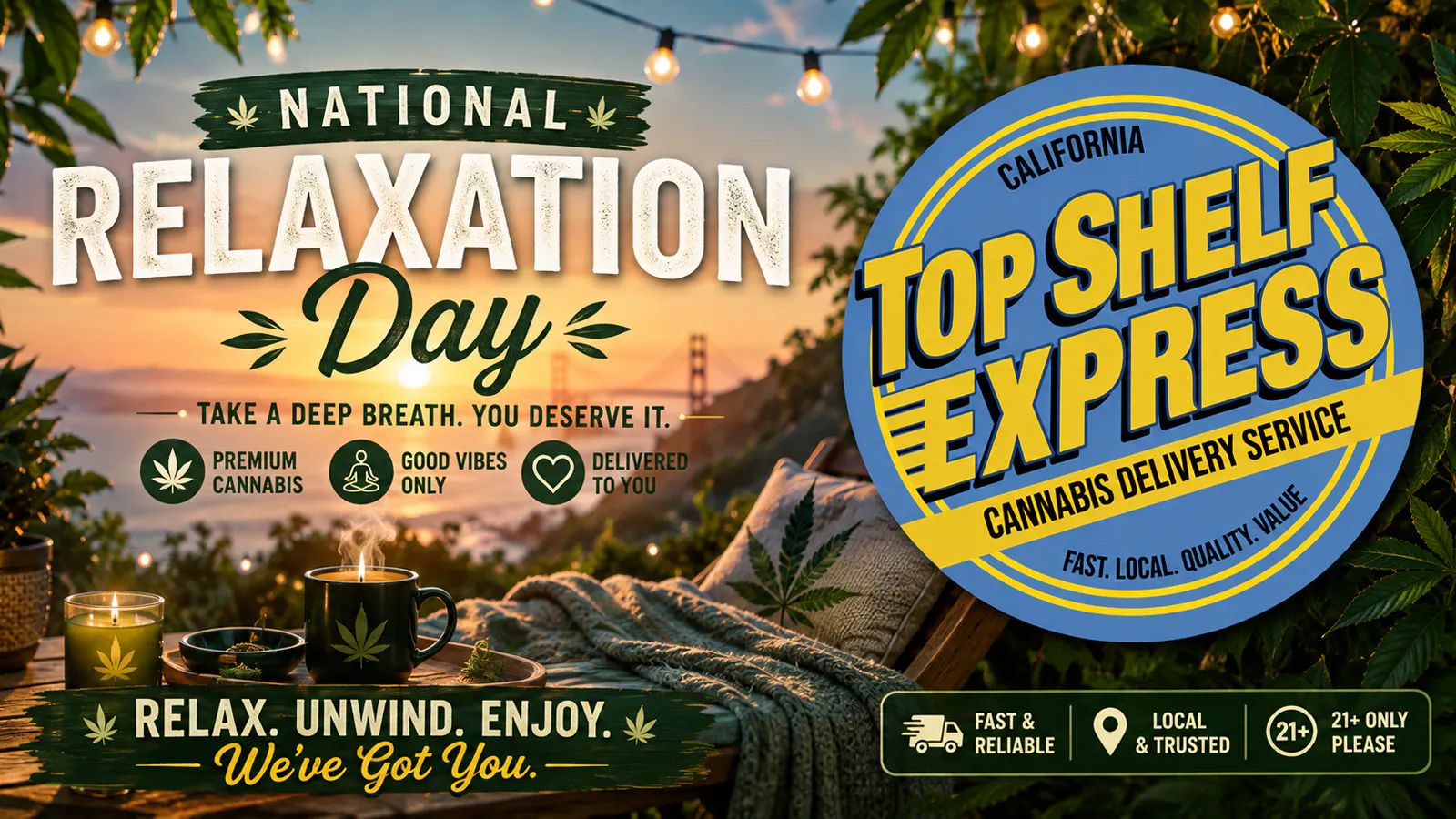 TOP SHELF EXPRESS - EXCISE TAXES INCLUDED listing banner