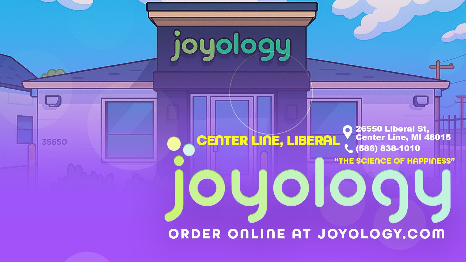 Joyology Centerline - Oakland County Delivery listing banner