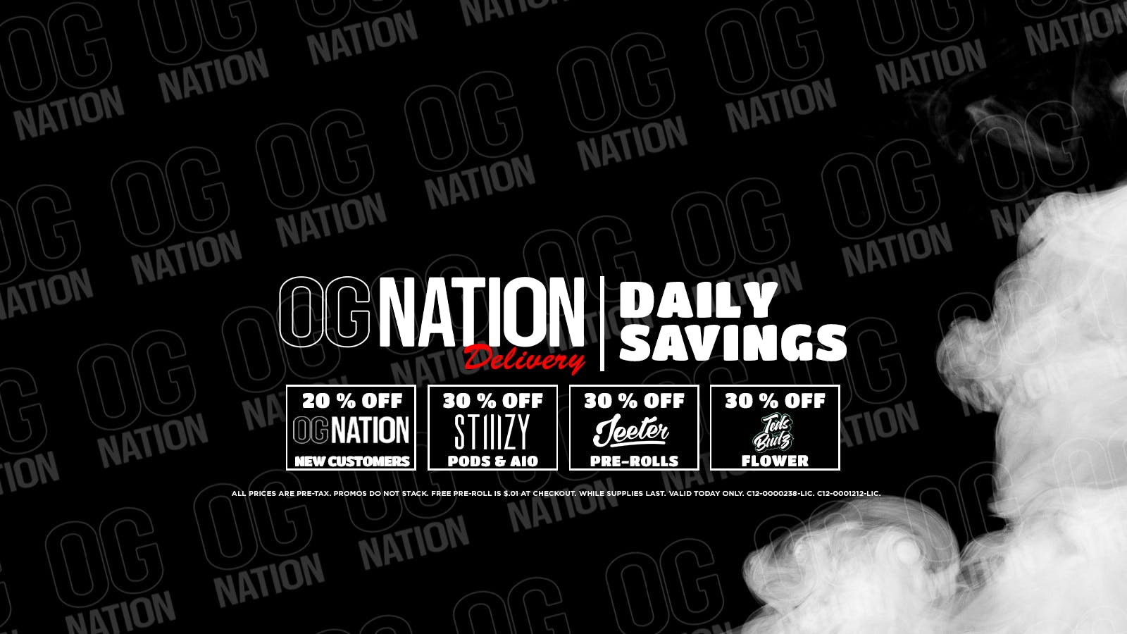 OG Nation Delivery Downey listing banner