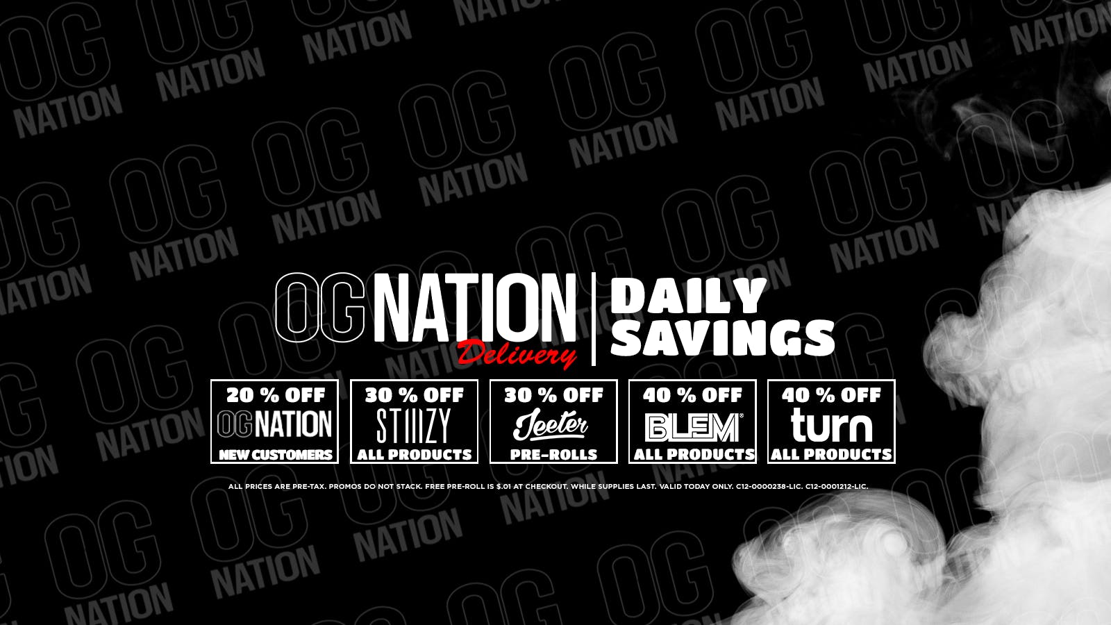 OG Nation Delivery Downey listing banner