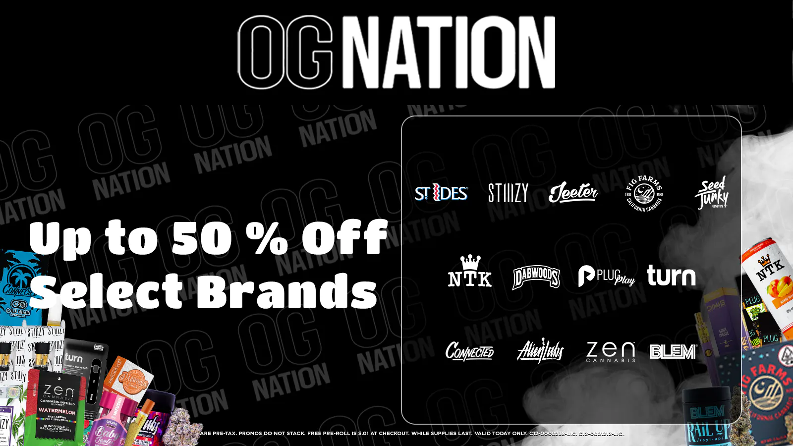 OG Nation Delivery Downey listing banner