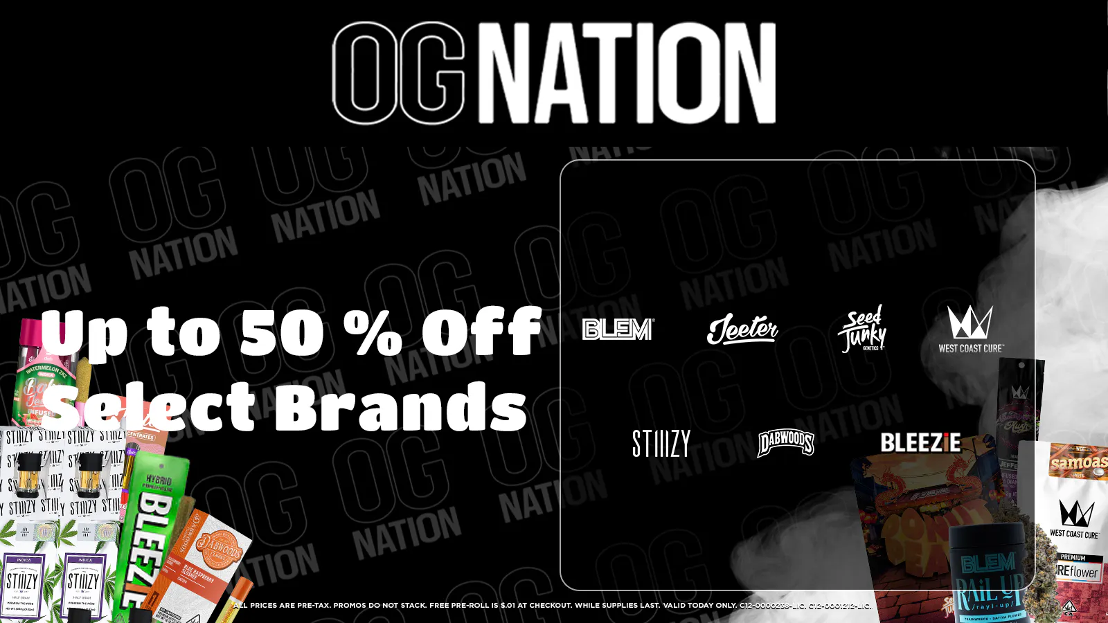 OG Nation Delivery Downey listing banner
