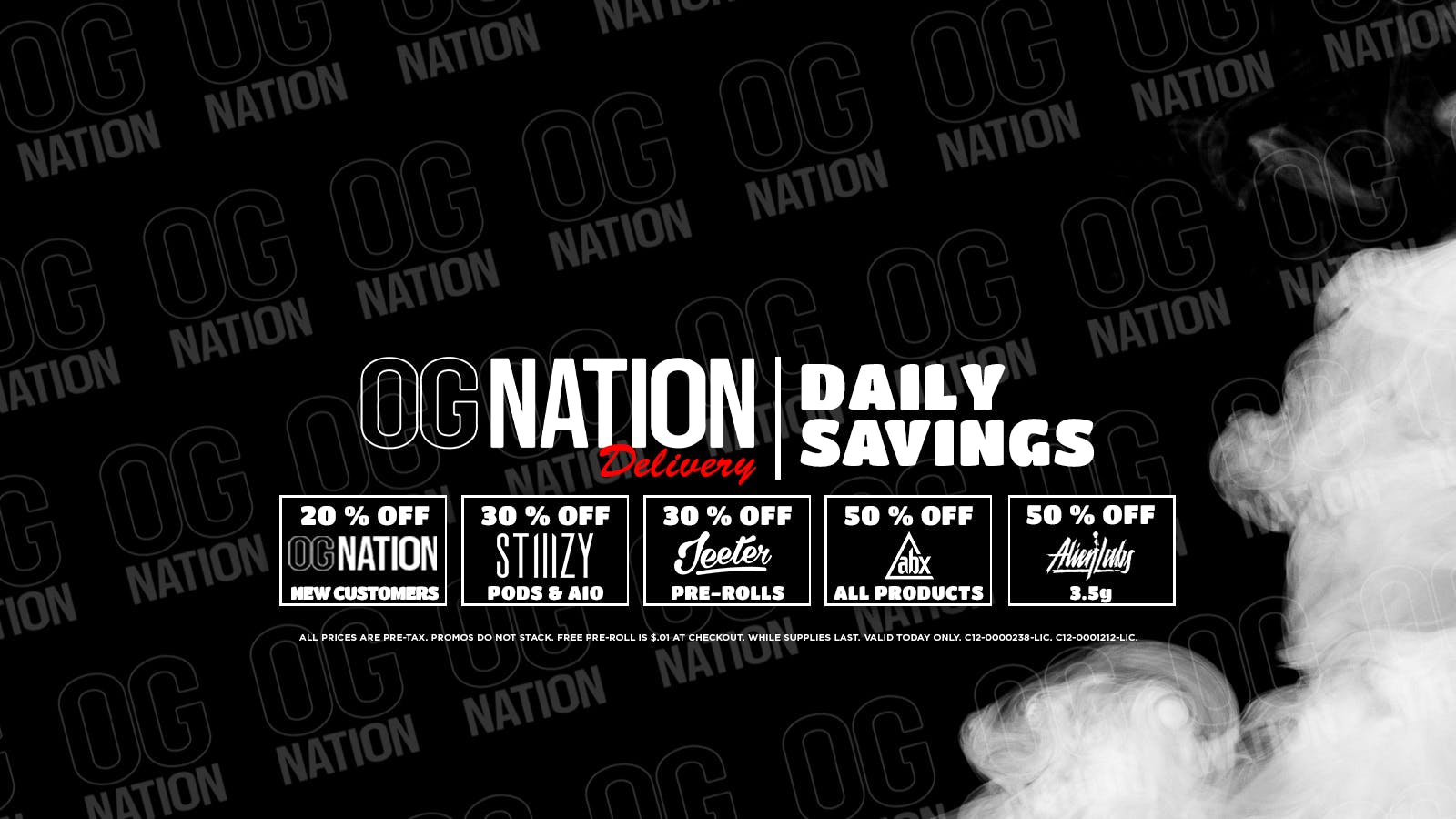 OG Nation Delivery Santa Fe Springs listing banner