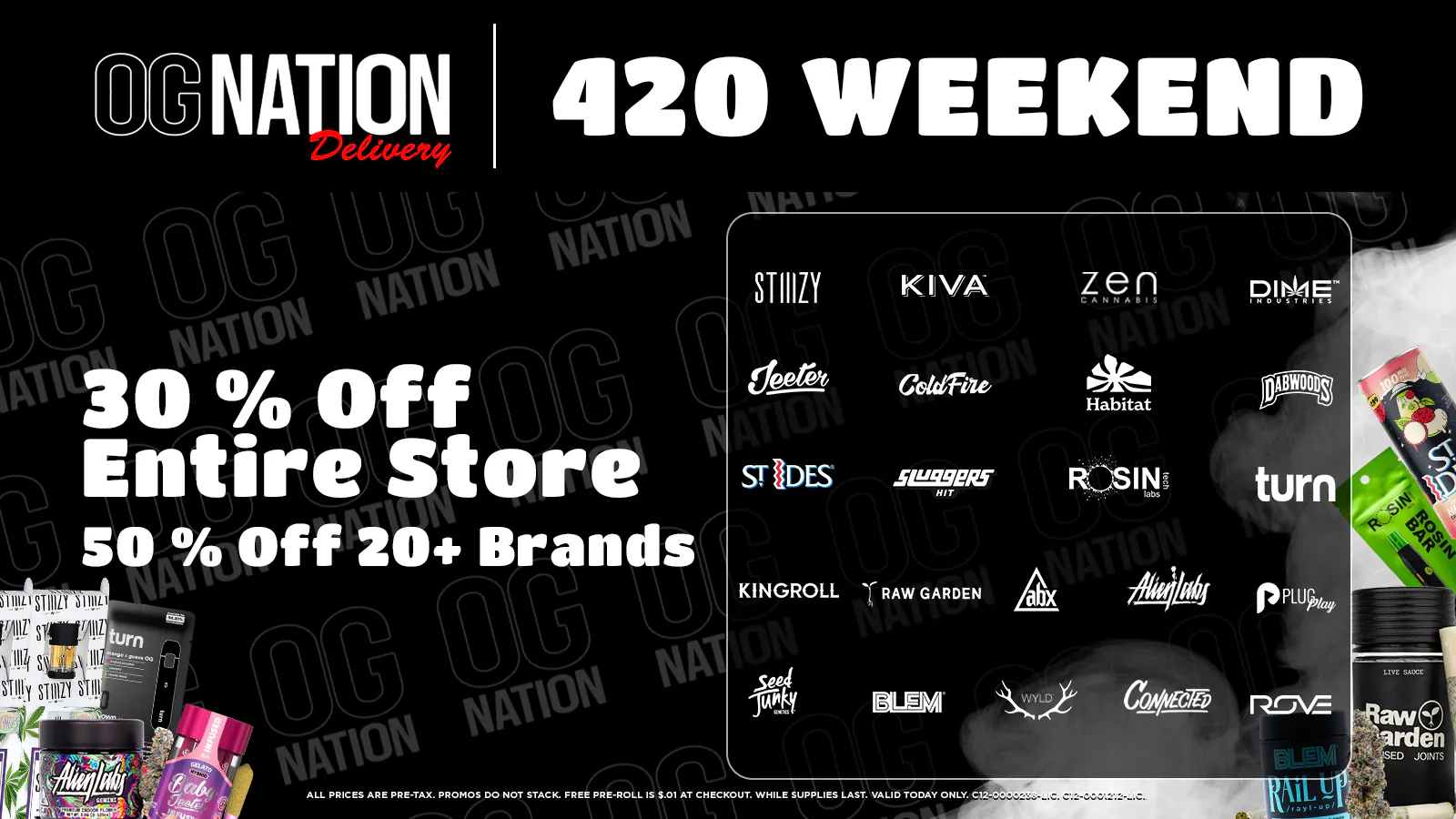 OG Nation Delivery Santa Fe Springs listing banner