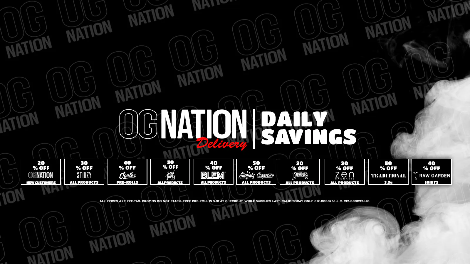 OG Nation Delivery Santa Fe Springs listing banner