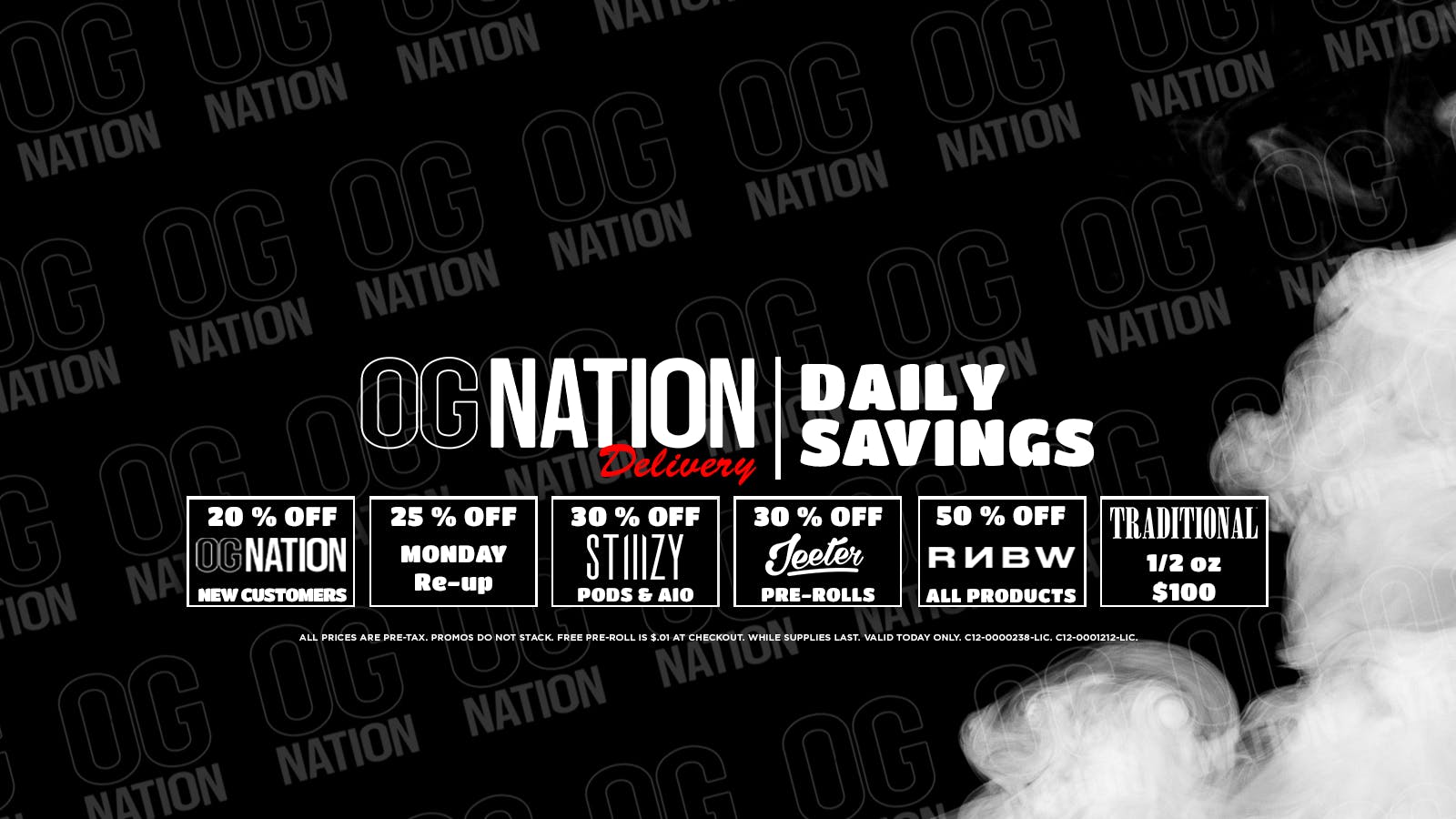 OG Nation Delivery Los Angeles listing banner